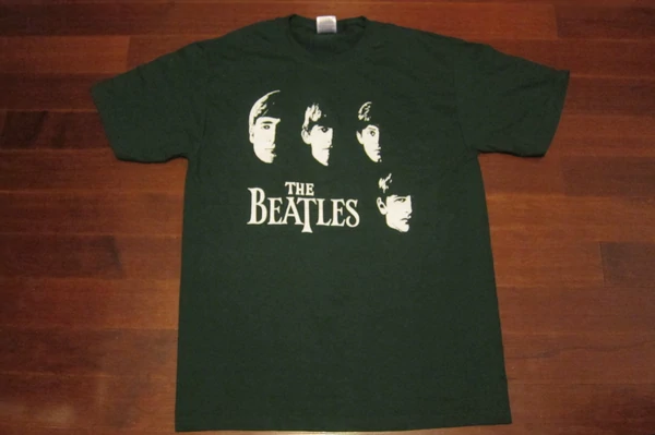 BEATLES - First Album Cover-Rare Vintage - T-Shirt in Forest Green